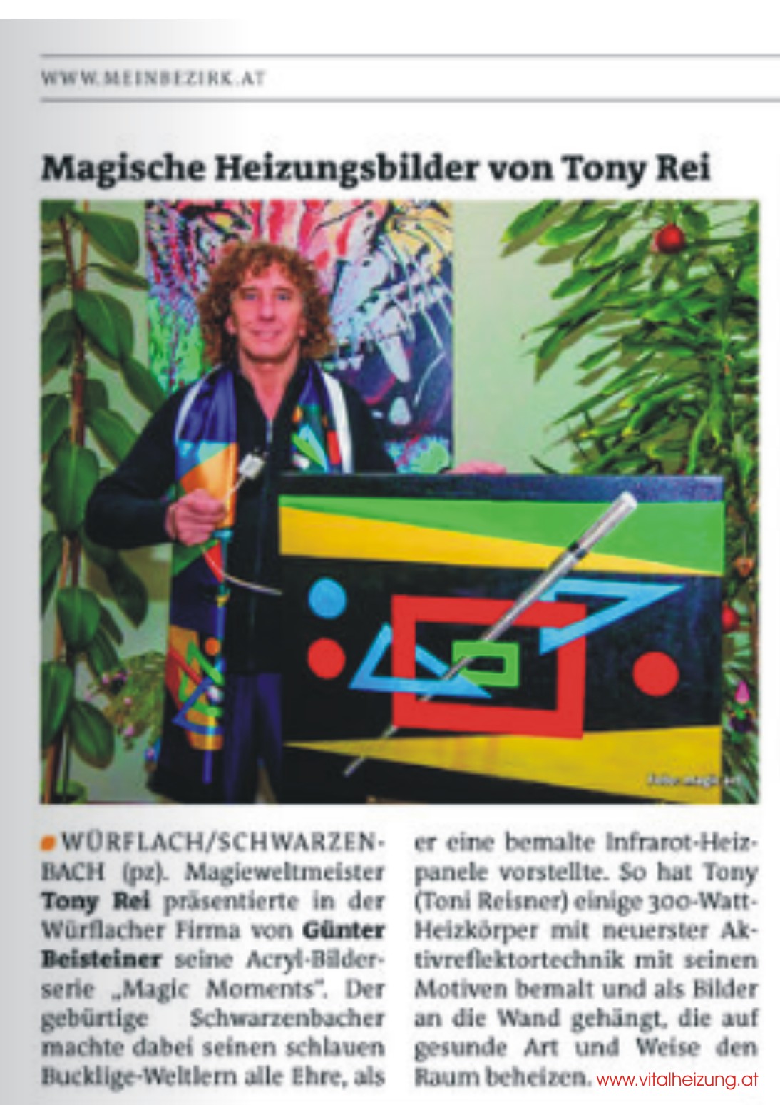 Tony Rei wärmende Bilder