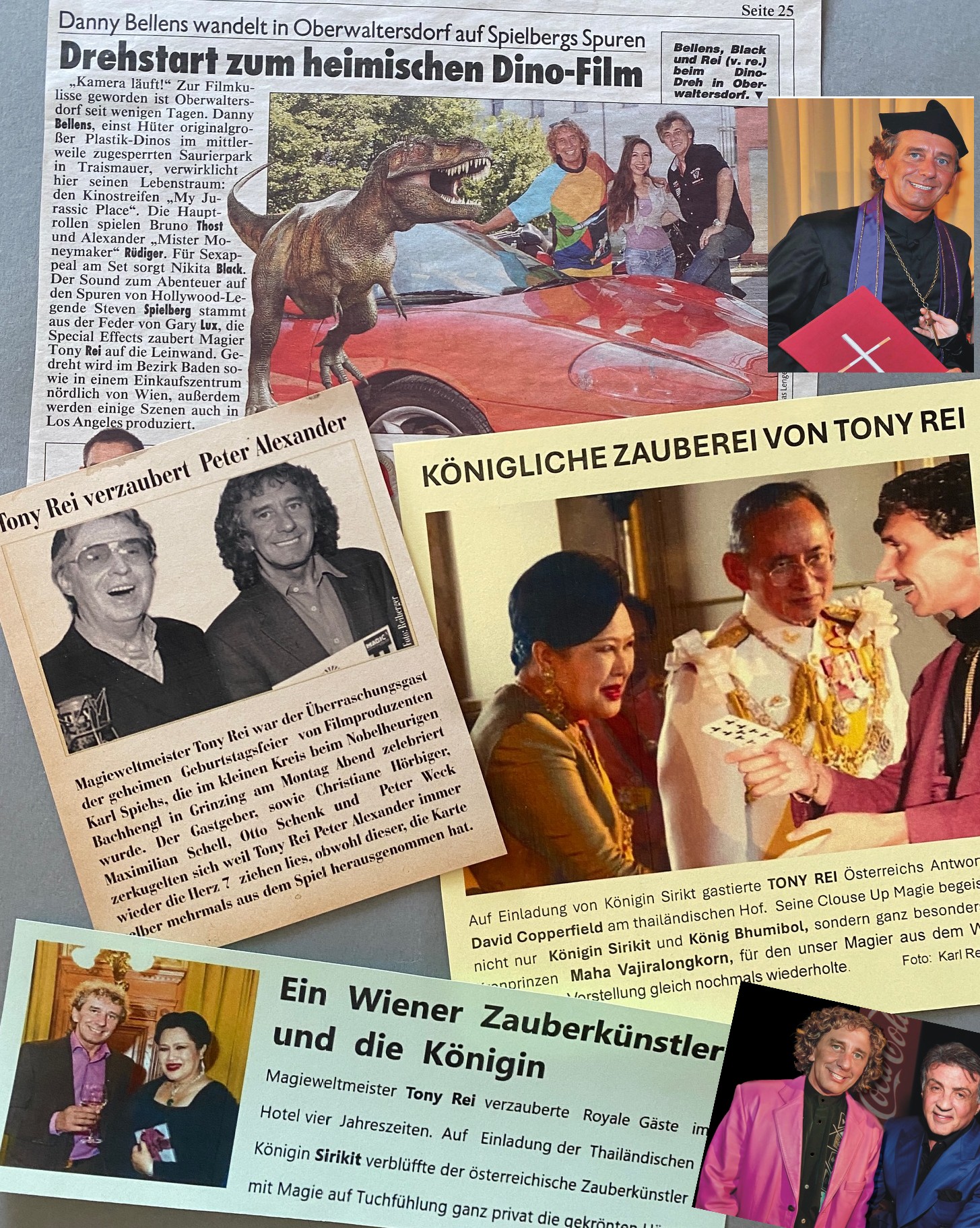 Tony Rei zaubert für die Königin Sirikit